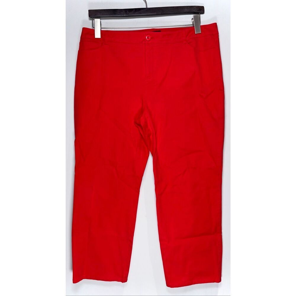 Peace of cloth red cropped pants size 16